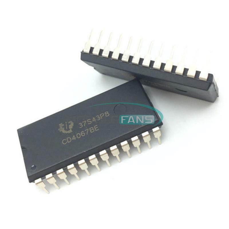 5PCS CD4067BE TI IC MUX/DEMUX 1X16 24DIP NEW MF