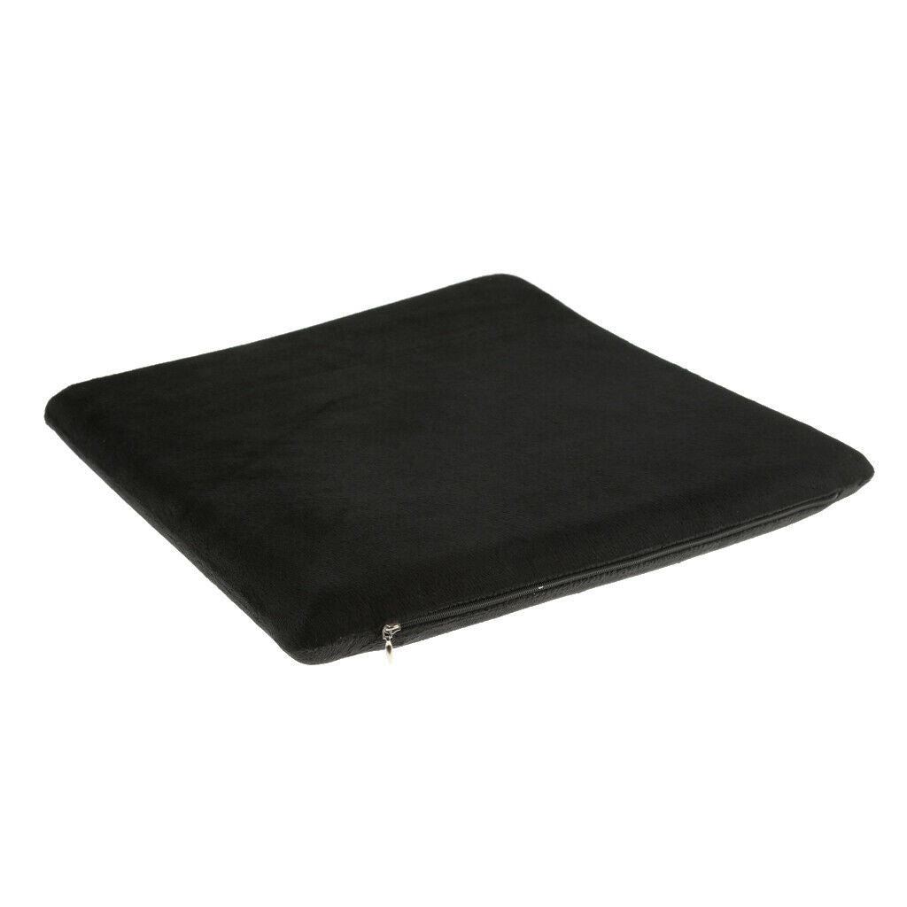 Large Seat Cushion with zipper and Anti Slip Bottom Gives Relief from Back Pain