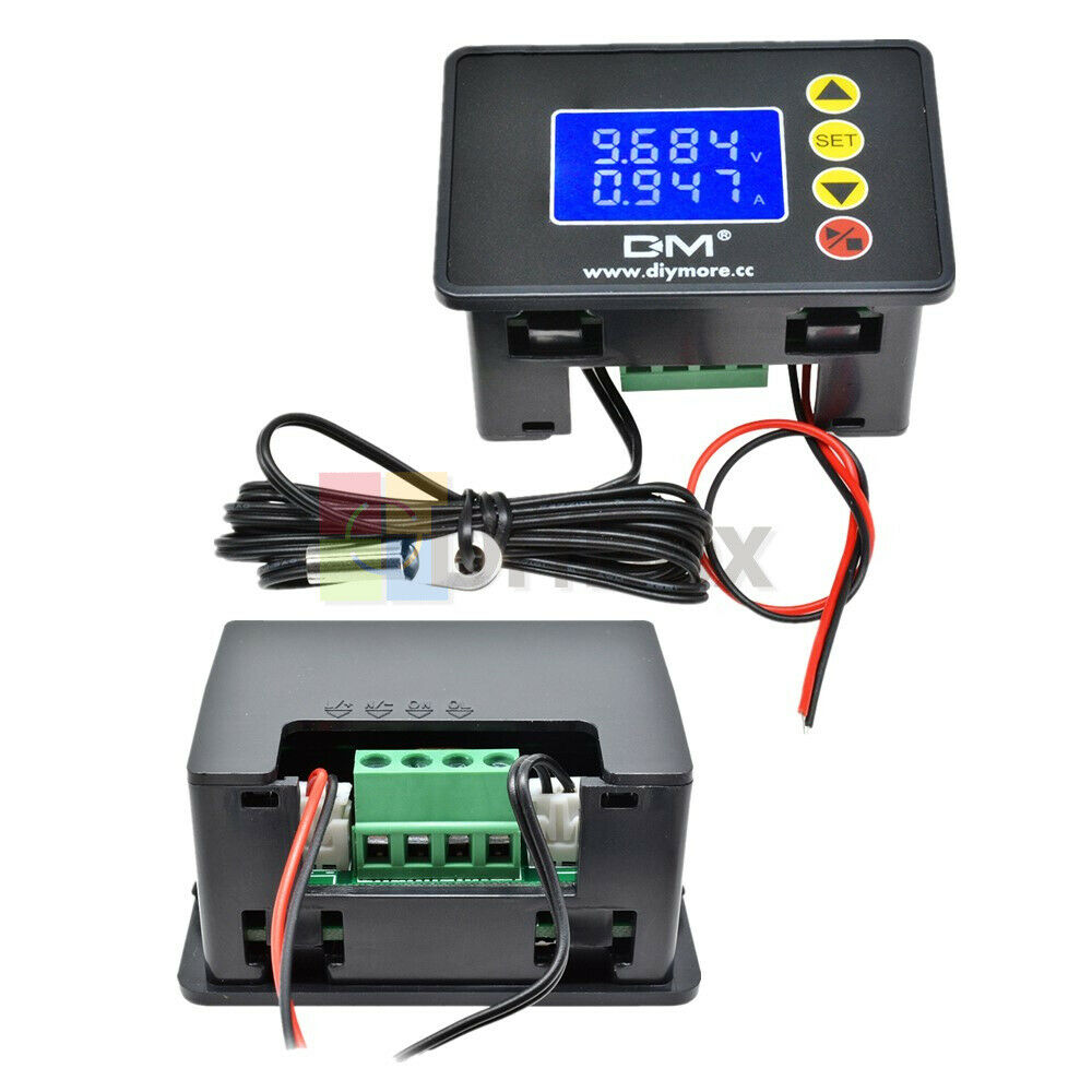 1.37"Inch LCD 4-digit 0-100V 10A 1000W Voltage Current Temperature Power Tester