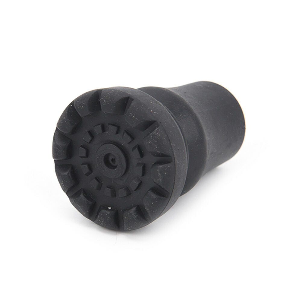 1X walking stick end tripod cane tip self standing rubber bob-slip end bot.l8