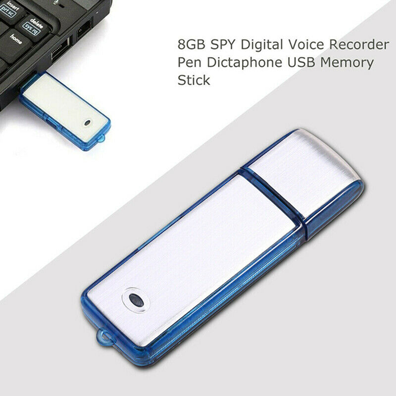 Digital Hidden Audio Voice Recorder 8GB Mini Recording USB Memory Pen Stick