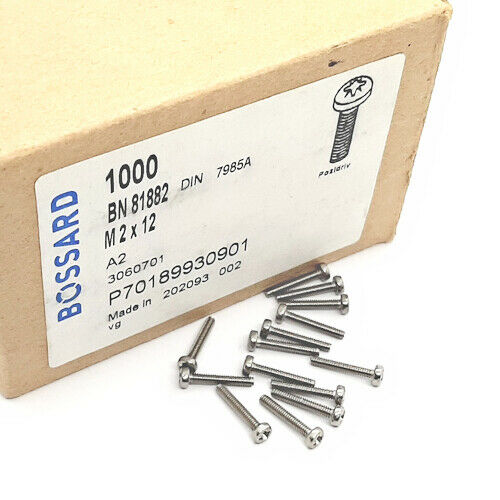 [150pcs] 3060701 M2x12/BN81882 DIN7985A SCREW