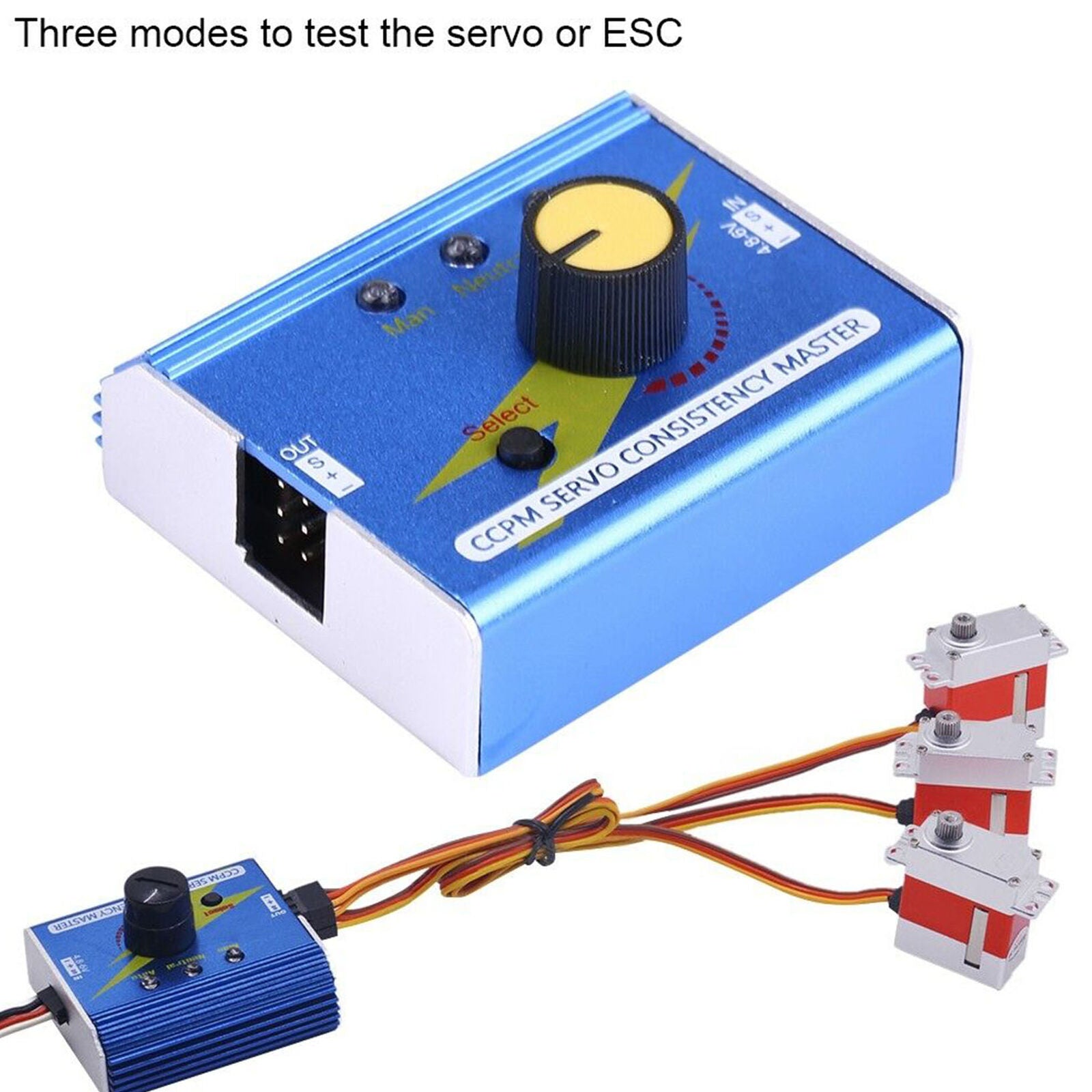 Motor Servo Tester Electronic Speed Controller Checker Master for RC Plane Boat