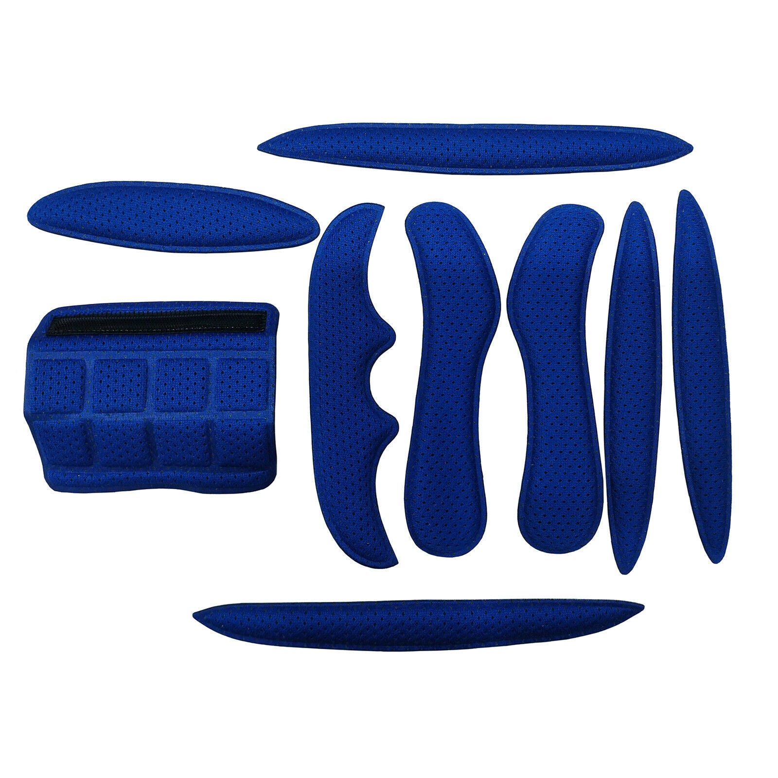 2X 27pcs/Set Bike Helmet Padding Kits Bicycle Helmet Liner Chin Strap Foam Pads