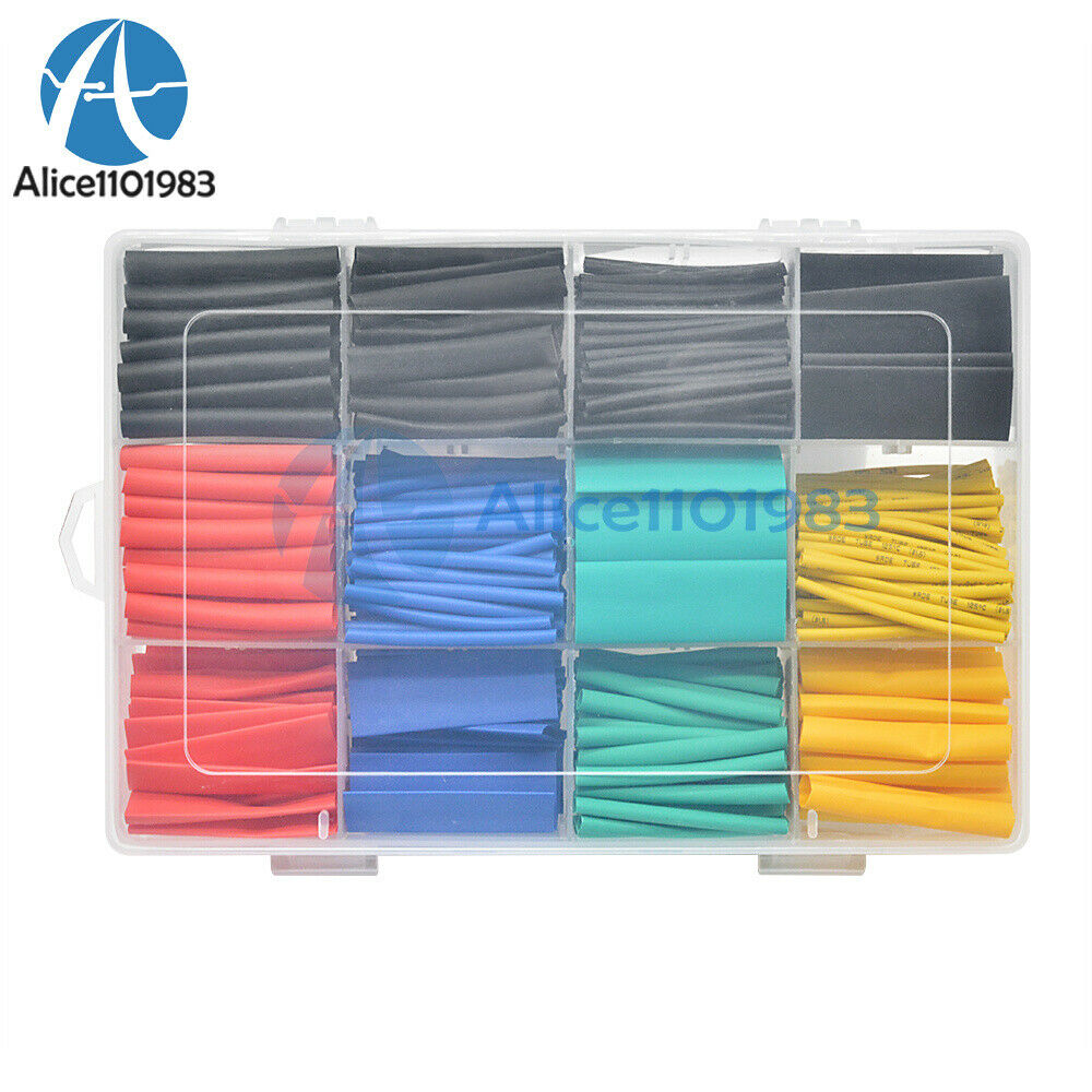 560PCS Heat Shrink Tube Insulated Shrinkable Tubing Wire Cable Wrap Sleeving Kit