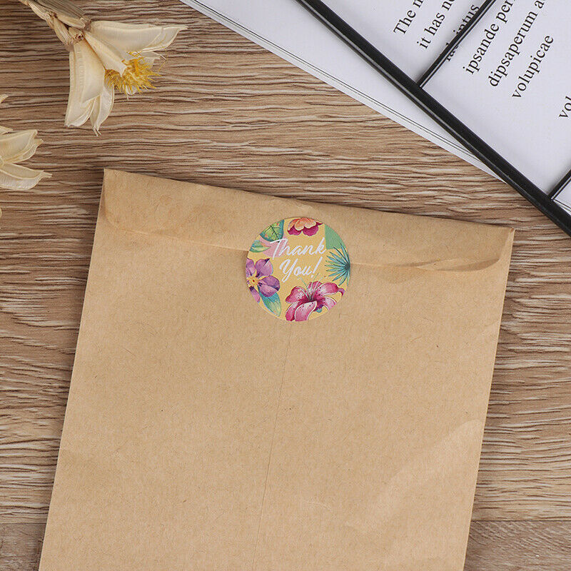 500Pcs/roll Animal flower Stickers for seal label scrapbooking Stationery.l8
