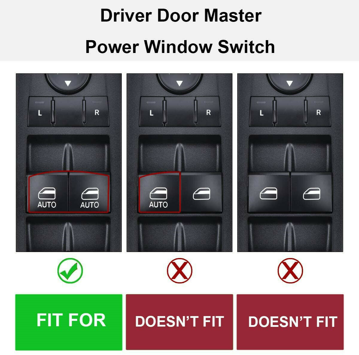 68110871AA Master Power Window Switch For 2012-17 DODGE GRAND CARAVAN SE SXT R/T