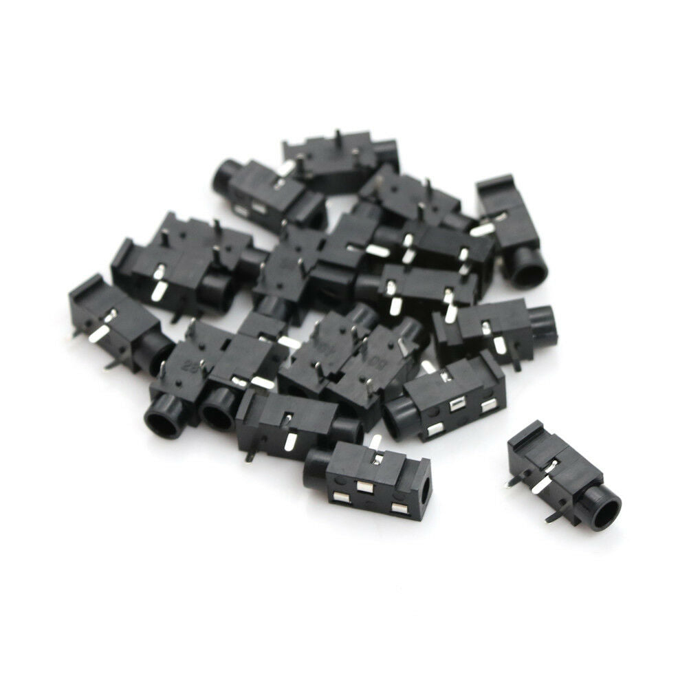 20Pcs PJ320B 3.5MM Female Audio Connector 3 Pin SMT SMD Stereo Headphone JacC KX