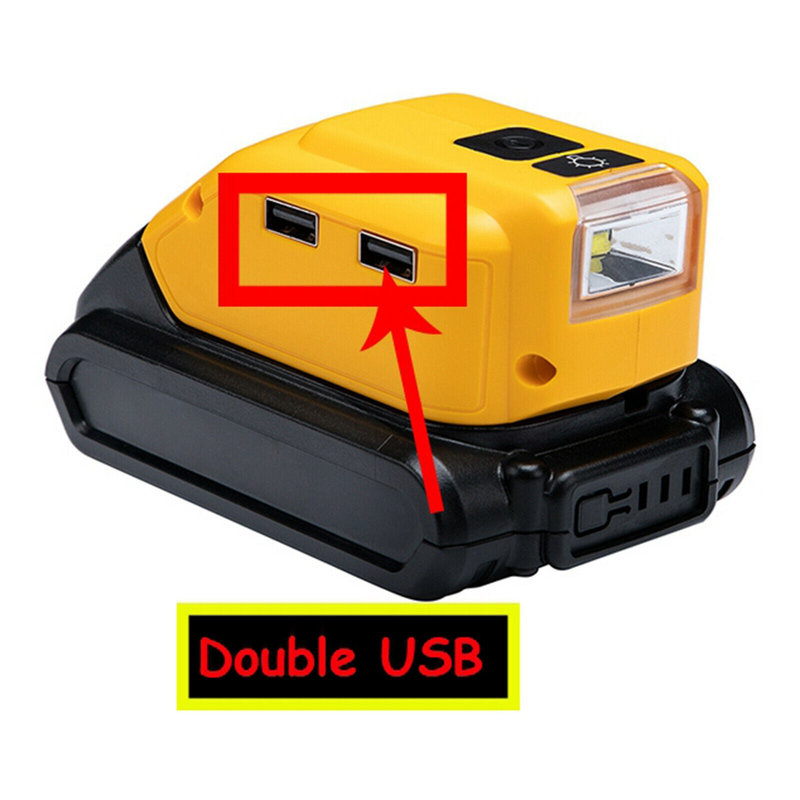 DCB090 USB Power Source Converters for  14.4V/20v Max with 2 USB Port