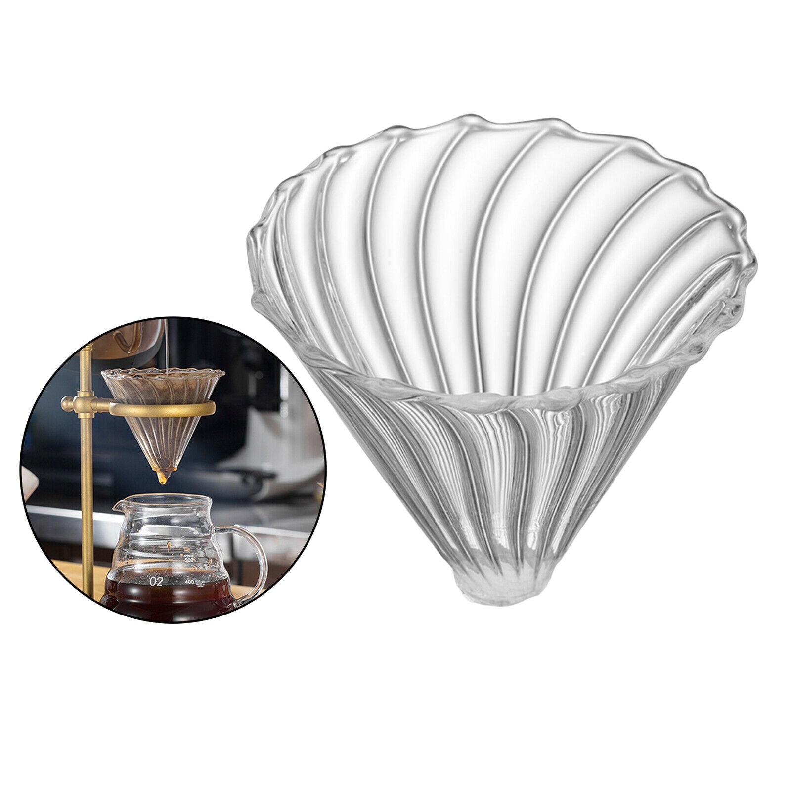 Coffee Filter Cup Restaurants Manual Strong Flavor Brewer Easy to Clean