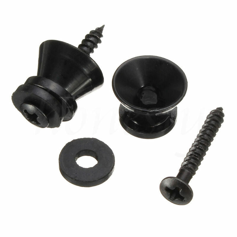 5 sets Guitar Strap Button Screw Lock for Electric Acoustic Guitar Bass Parts