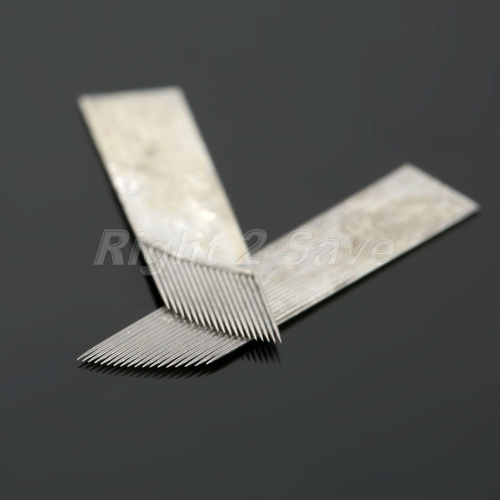 10x Quality Permanent Makeup Manual Eyebrow Tattoo Bevel Blades 18Needles