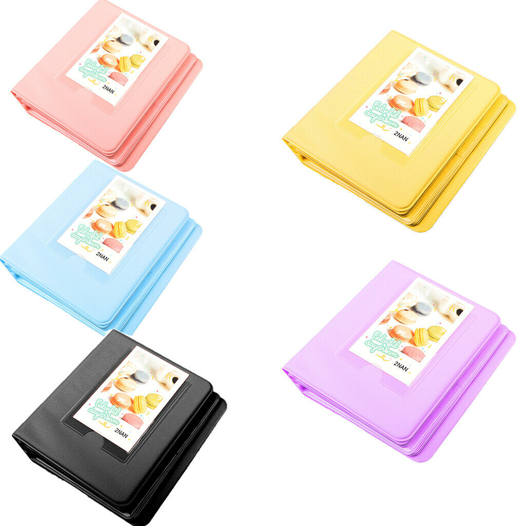 Photo Album Box Book for Fuji Polaroid Instax Mini Film Case  Black