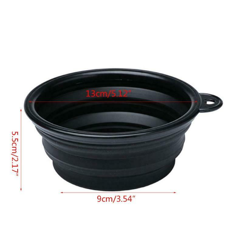 Collapsible Dog Bowls Food Grade Silicone High Quality Leak-Proof Expandable