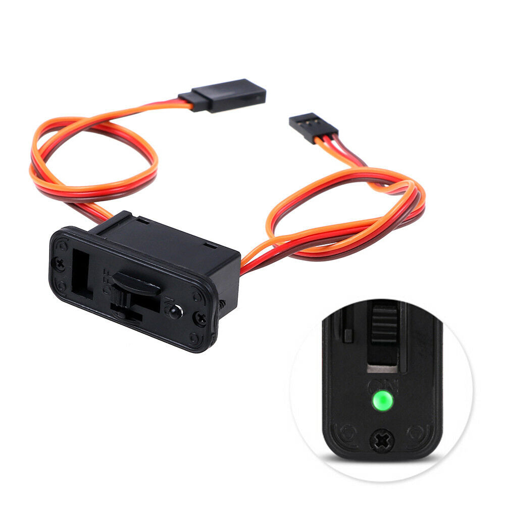 Led rc switch jr rc on off connectors accessory for rc receiver switche.l8