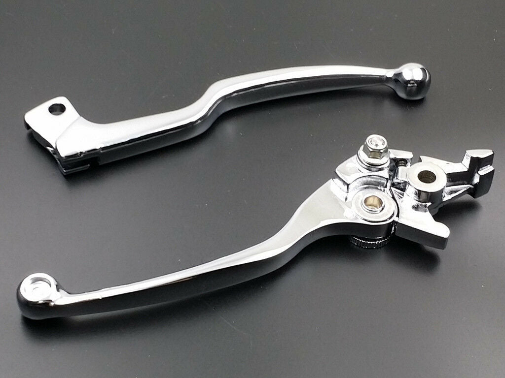 Chrome Brake Clutch Lever For Suzuki 92-06 600F 89-06 750F 01-07 SV650 SV650S