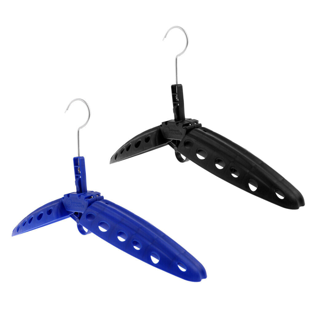 2pcs Scuba Diving Folding Coat Hanger for Wetsuit/Drysuit Travel and Storage