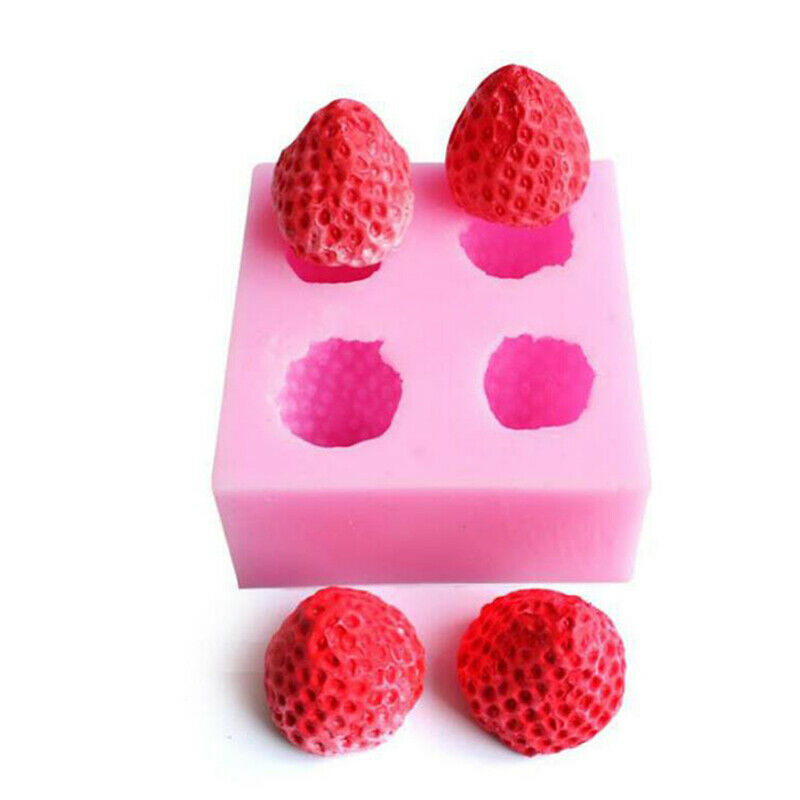 Strawberry Silicone Mould Fondant Icing Wedding Cake Mold Cake Decorating.l8
