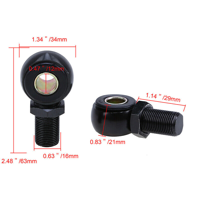 63mm Aluminum Round End Shock Absorber Kits Universal Replacement Damper Kit