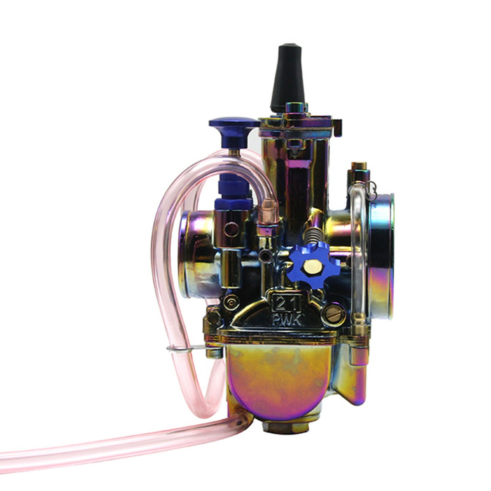 Multicolor PWK 21mm Carburetor Assembly for 90cc - 110cc Pit Bike Scooters