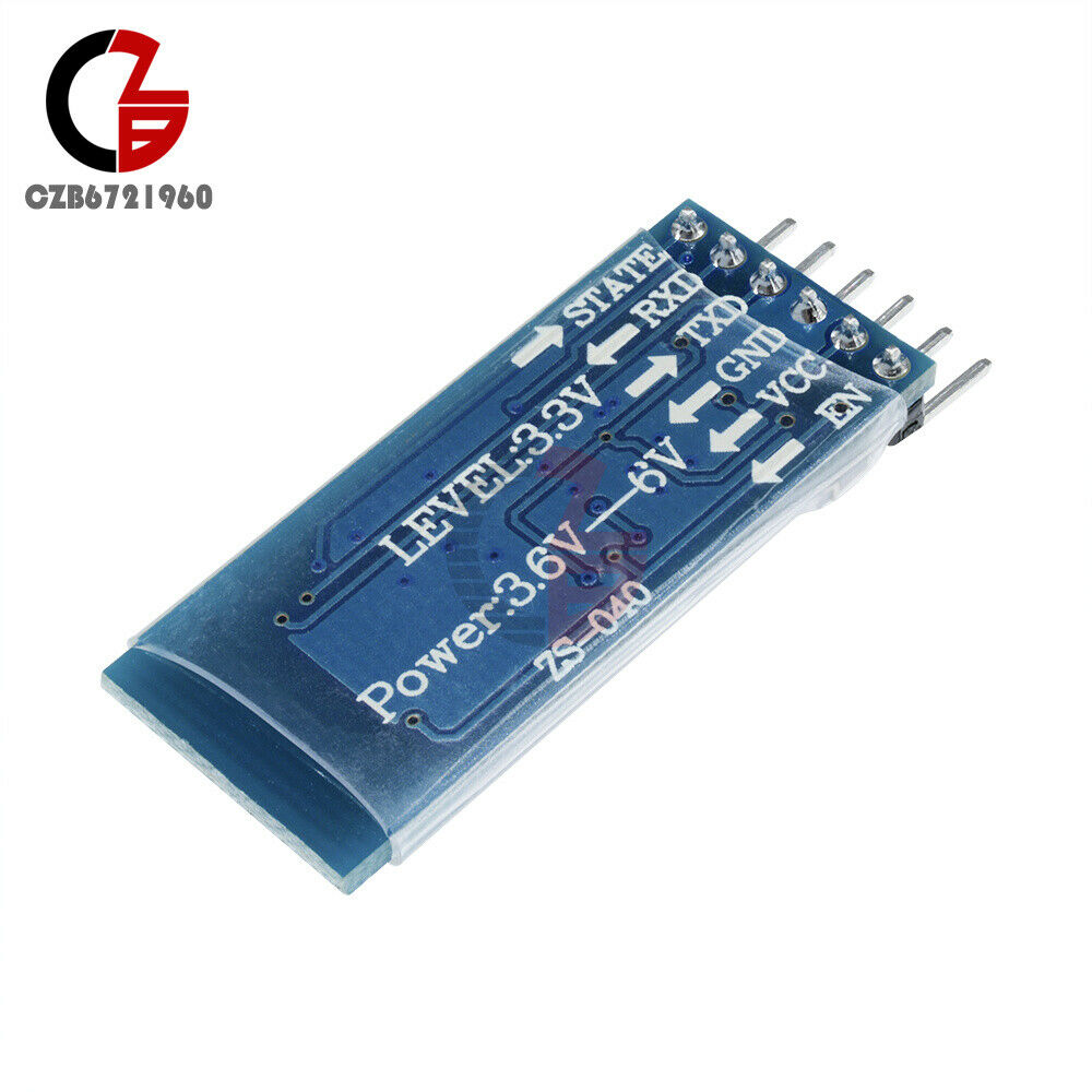 10x HC-05 Wireless Serial 6Pin Bluetooth RF Transceiver Module RS232 for Arduino