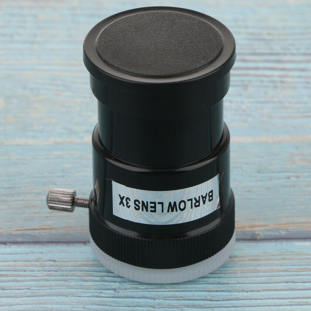 Telescope Eyepiece Barlow Lens 3X Magnification 1.25" Universal M42 Thread