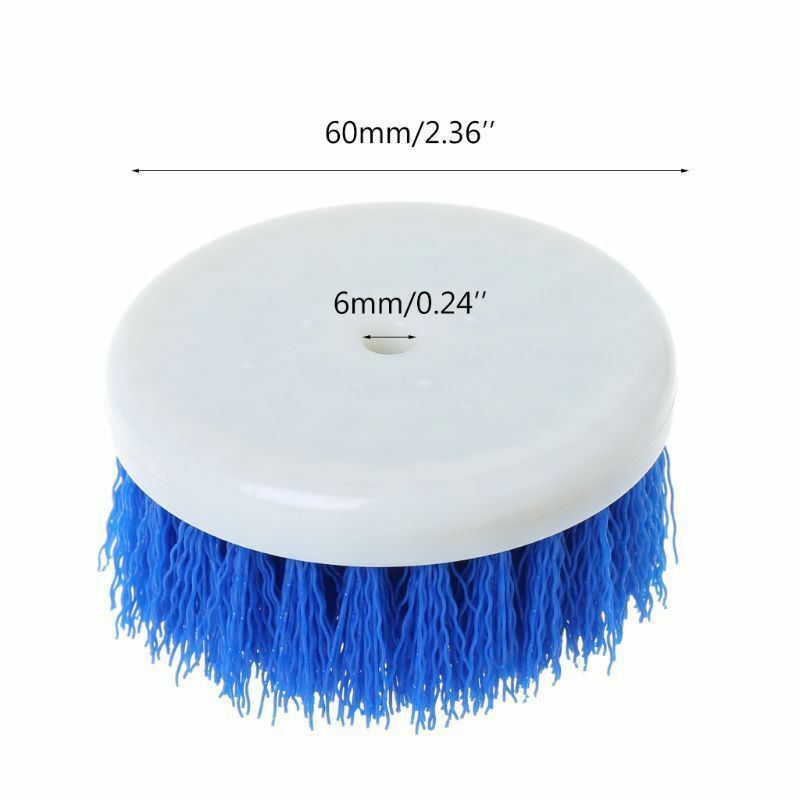 Drill Powered 60mm Scrub Drill Brush Head Cleaning Ceramic Shower Tub Carpet S