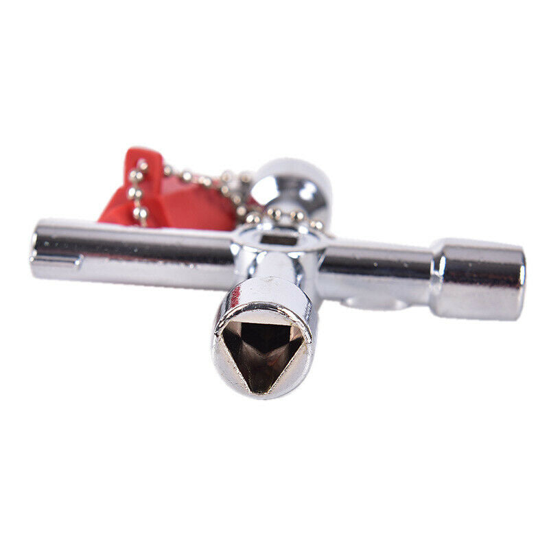 1pc Key Wrench Cross Switch Alloy Universal Square Wrench Tool For CupboardBDAU