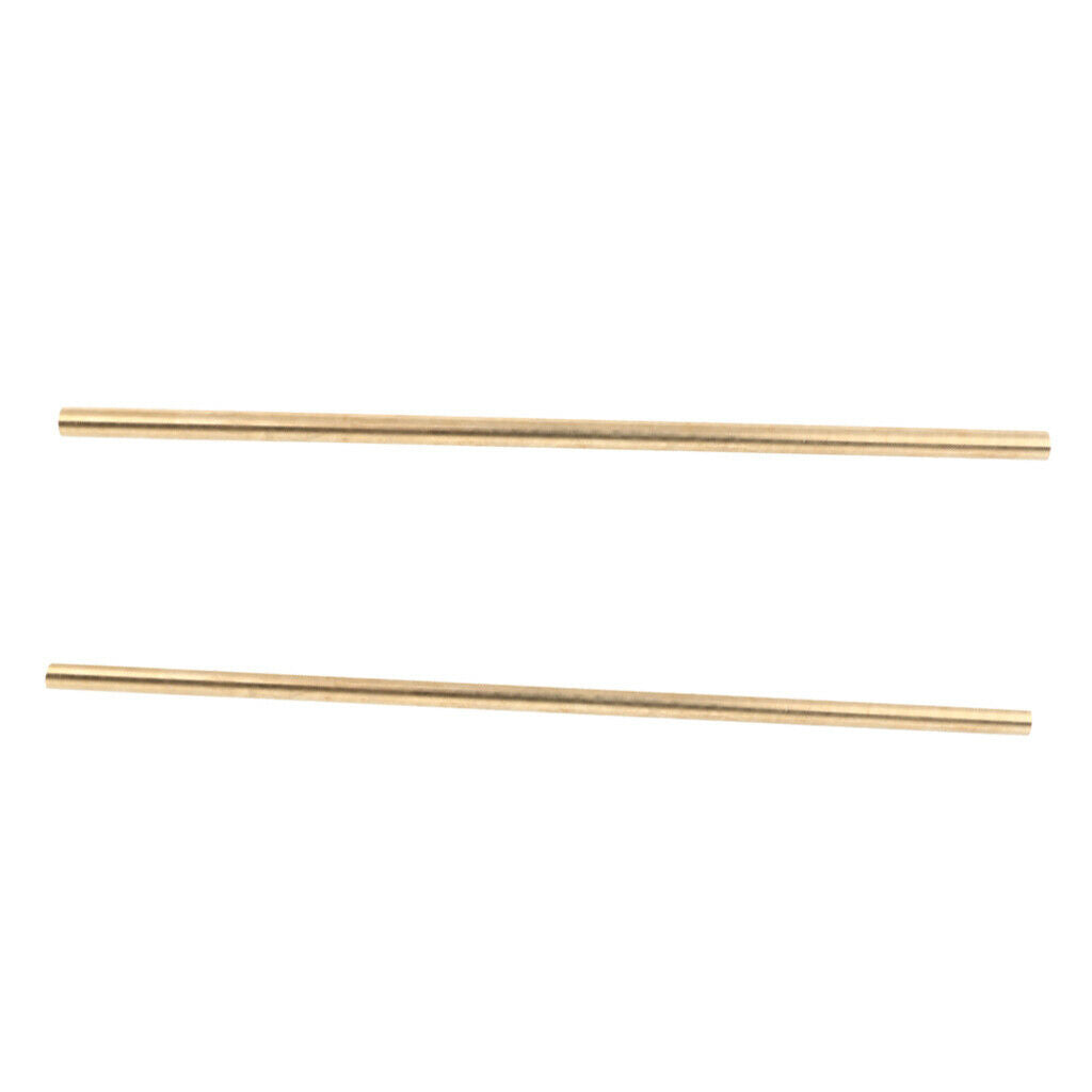 8mm Ã— 25cm And 7mm Ã— 25cm Solid Brass Round Bar Rod 2 Pcs