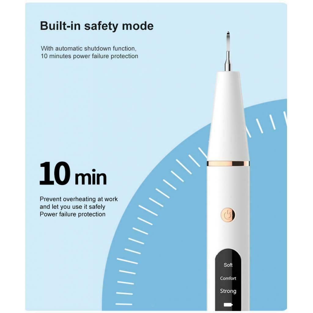 Electric Plaque Remover For Teeth Cleaning Kit Gum Stimulator with LED