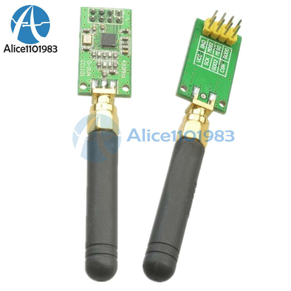 5PCS CC1101 Wireless Transceiver 315/433/868/915MHZ + SMA Antenna Module