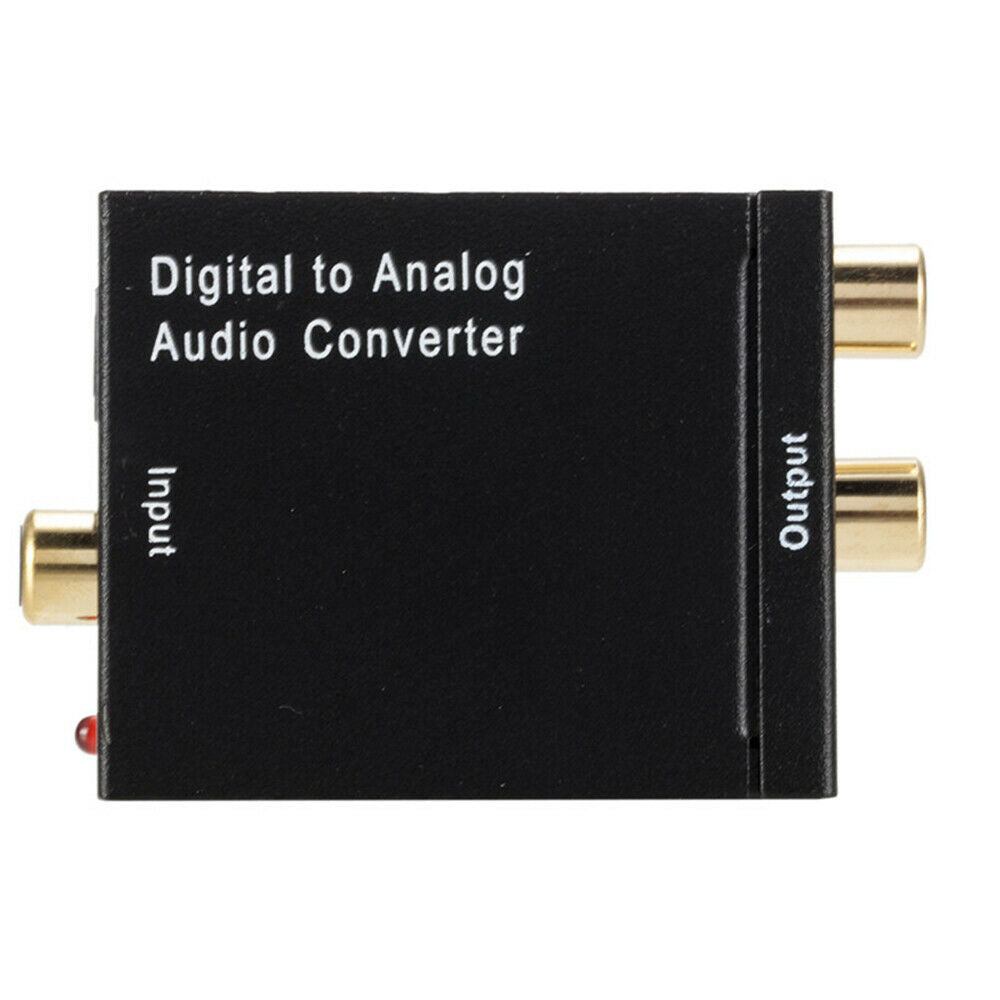 Digital TV Signal USB Fiber To Analog Audio Converter Dual Chip Decoder Adapter