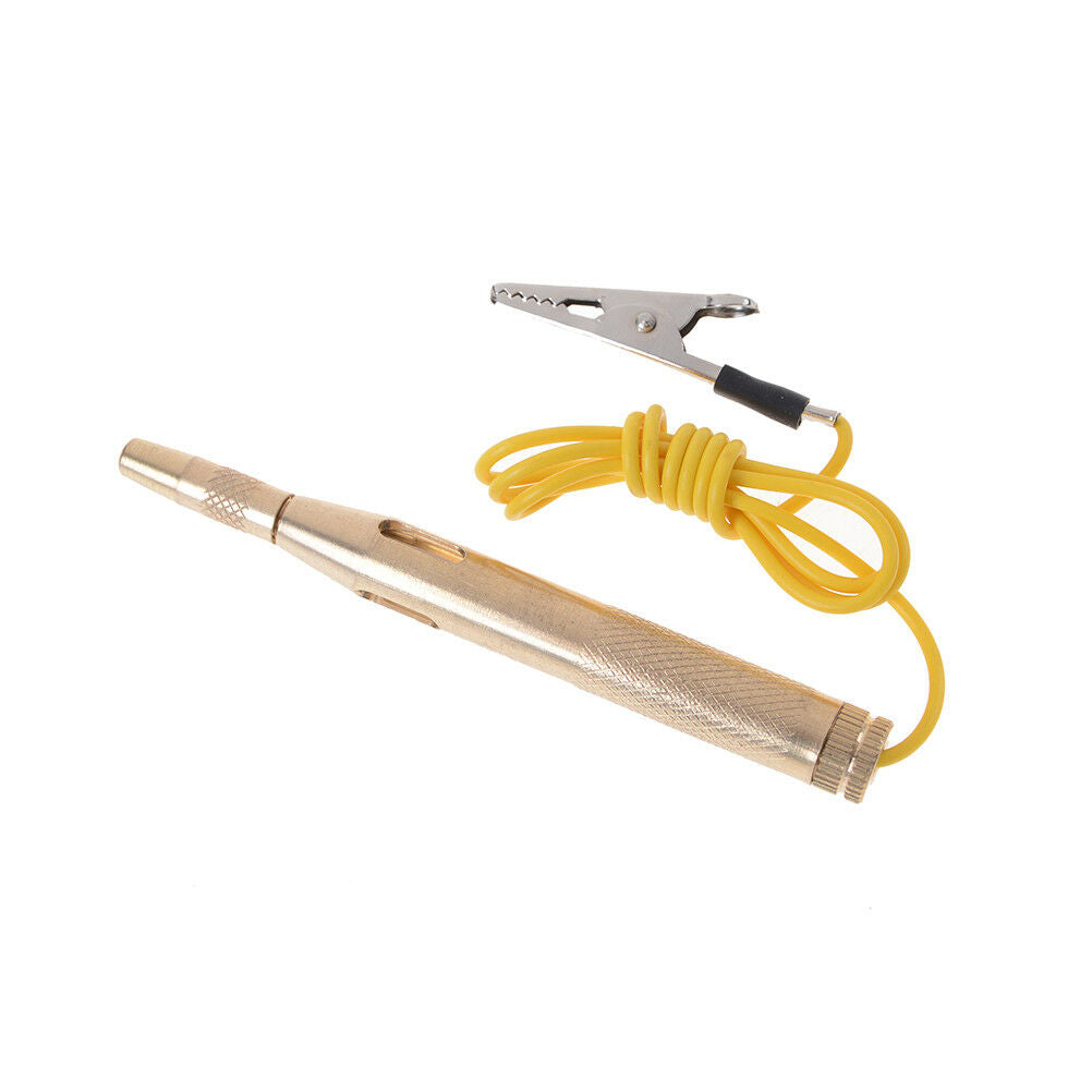 Copper Car Motor Auto Circuit Tester 6/12/24V Gauge Test Voltmeter Lamp  DSL_DD
