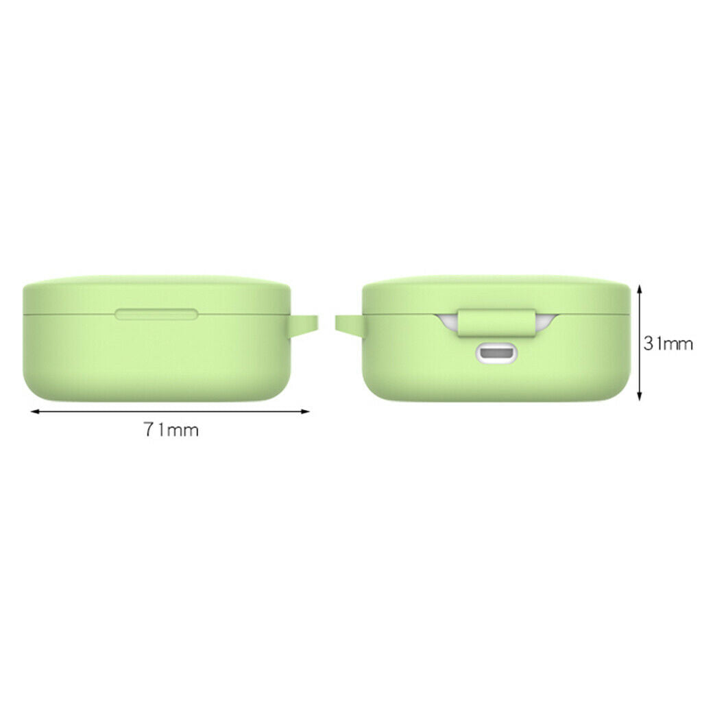 2x Earphone Case Protective Case Cover Bottom Charging Headsets Accessories