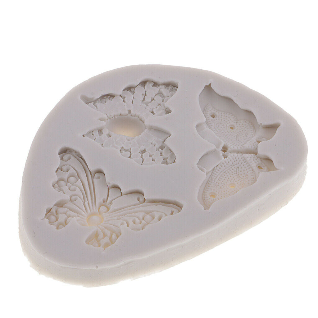Butterfly Shape Silicone Molds Fondant Cake Decorating Tools Candy Clay Mold