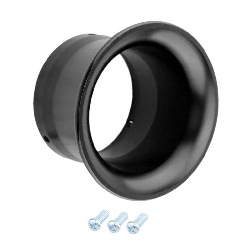 3Pieces Black Filter Velocity Stack Funnel Kit for PWK24 PWK30 Carburetor