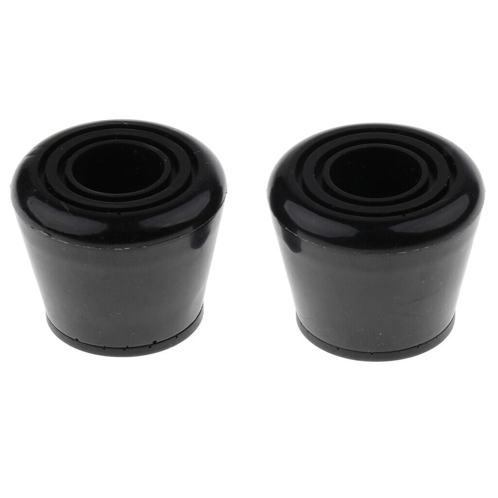 2Pcs Quad Roller Skates Toe Stops Stopper Gear for Adults Outdoor Skating Black