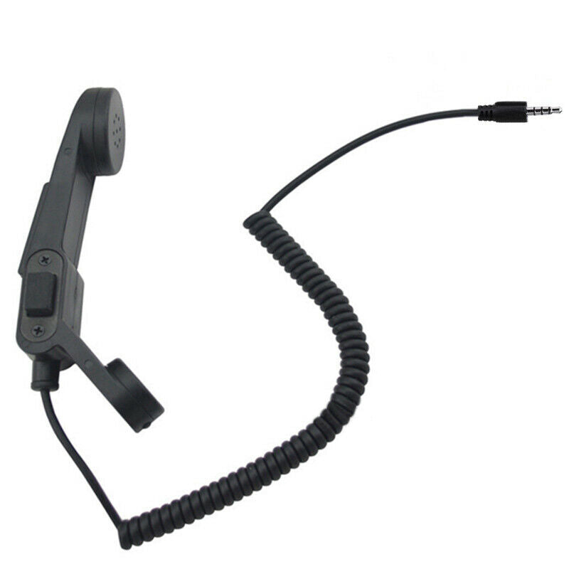 Handheld Speaker Mic H250 Shoulder Microphone PTT for 3.5mm Phone