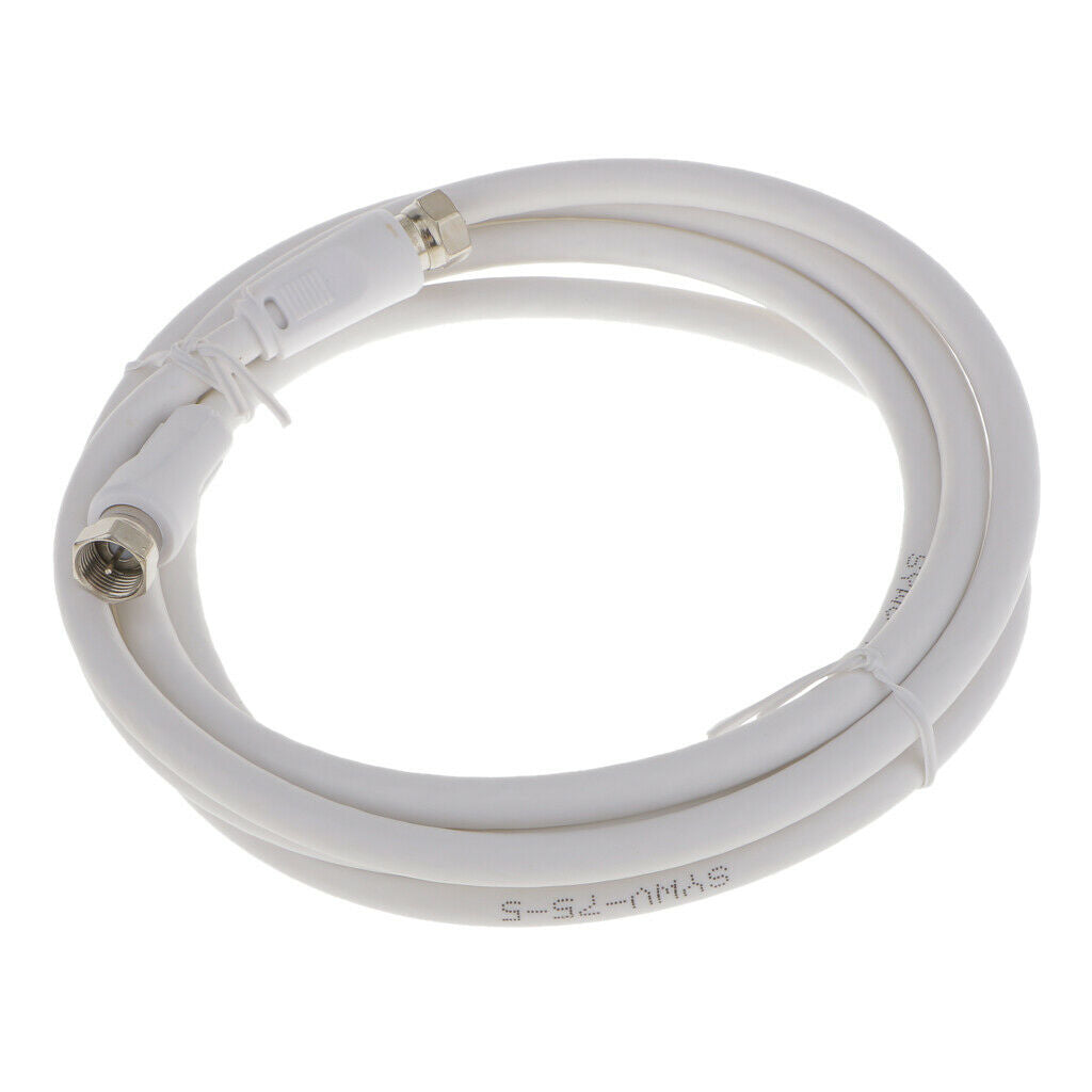 6.7 Ft Coaxial TV Antenna Cable White