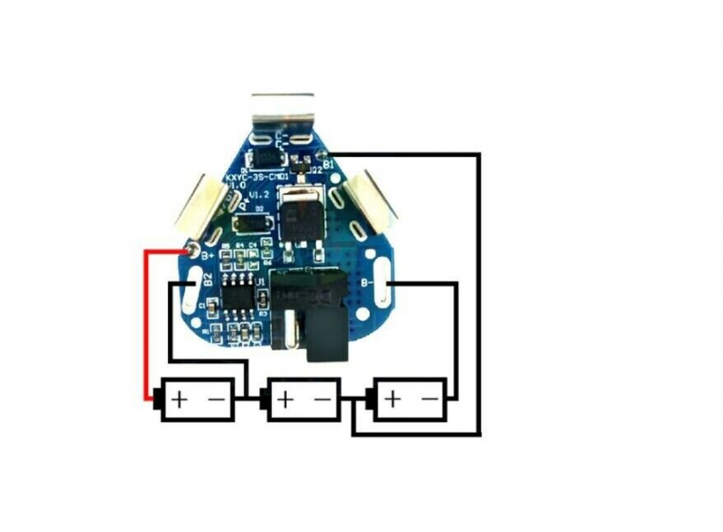 Pcb Board 12.6V for Screwdriver 3S 8A Balance Charging Lipo 18650 Battery Bms