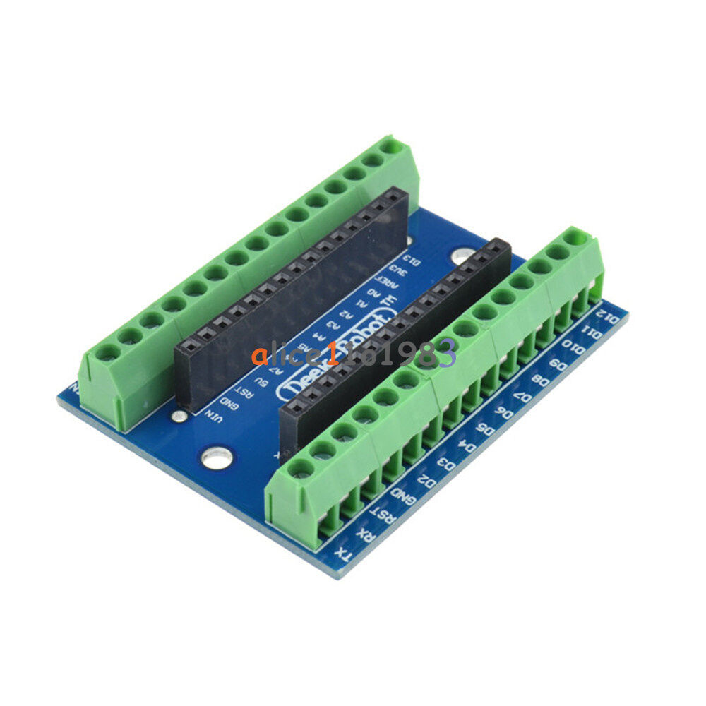 Arduino USB Nano V3.0 ATmega328P 5V 16M board+Terminal Adapter Module