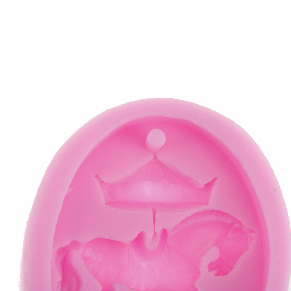 Creative Horse Shape Soap Fondant Cake Molds Chocolate  Biscuits Mould Mold KX