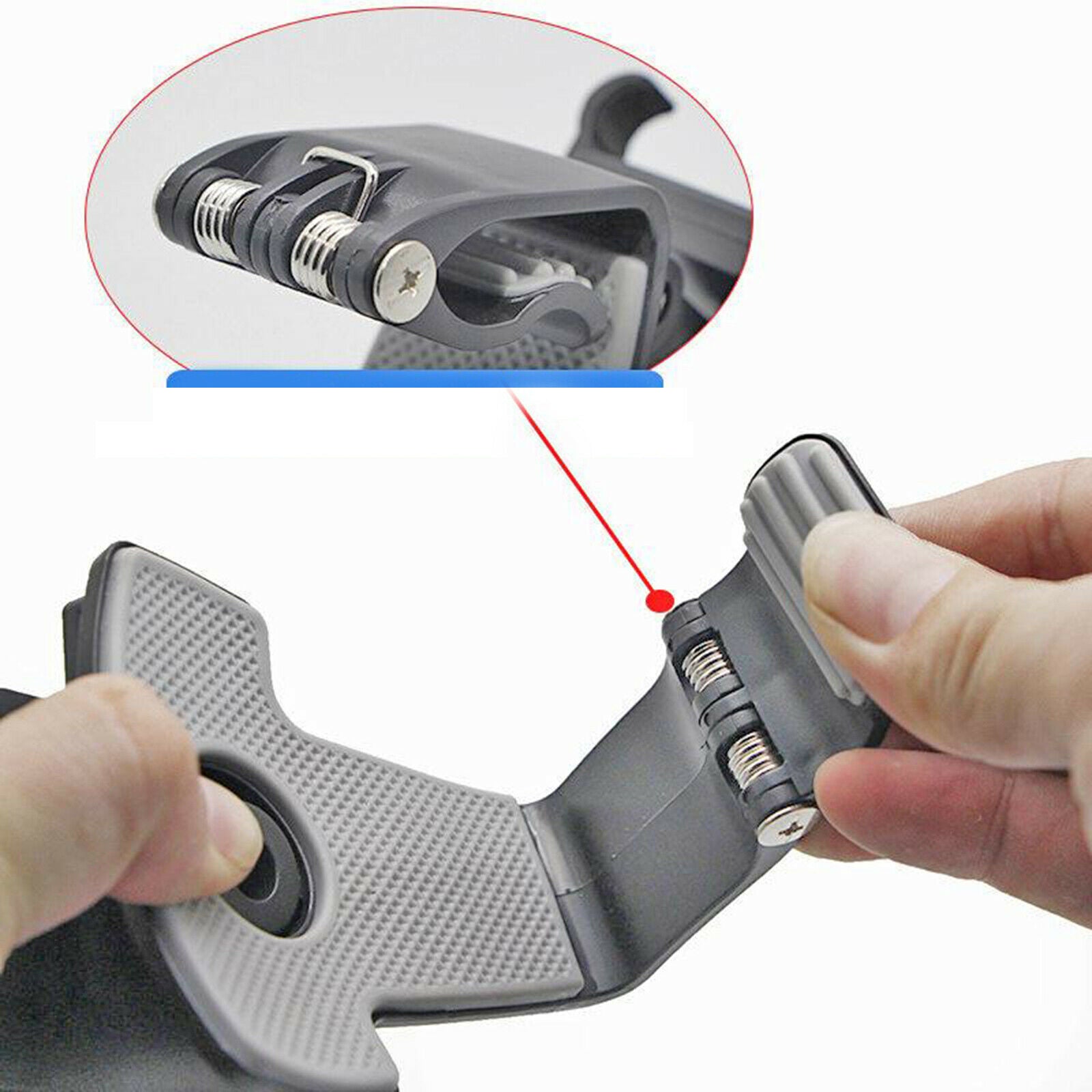 Universal Car Rearview Mirror Phone Bracket Navigation Clip 360Â° Rotatable