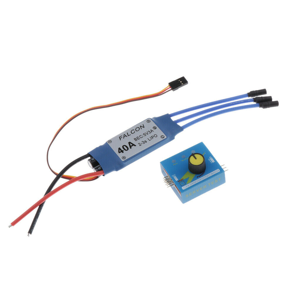 40A RC Brushless Motor Electric Speed Controller ESC 5V/3A UBEC + Speed Governor
