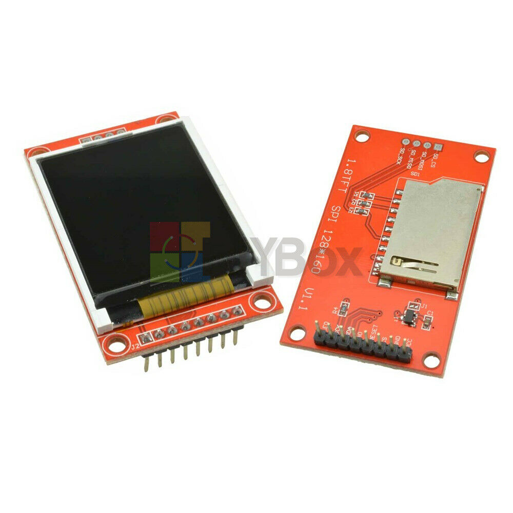 5PCS 1.8inch LCD Display 128x160 TFT SPI SD Card Module AVR PIC ARM STM32 ST7735