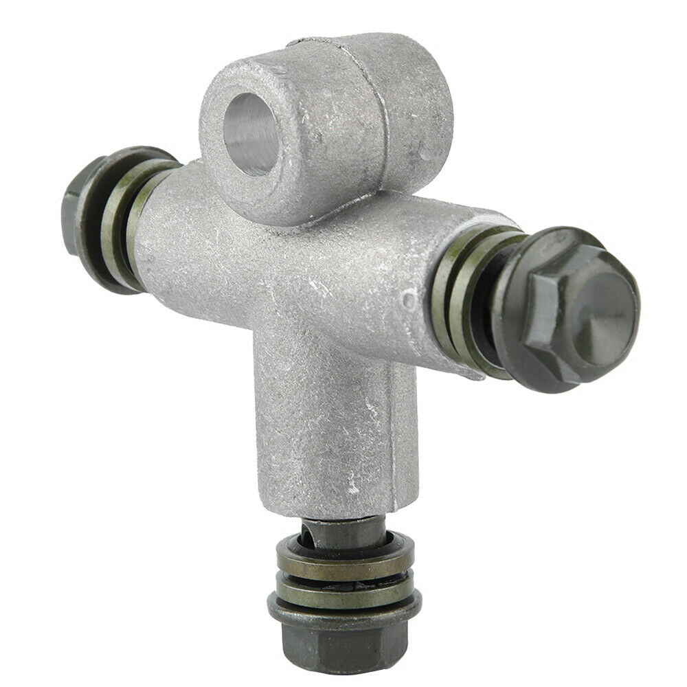Motorcycle ATV Quad bikes Hydraulic 3 Way Brake Hose Connector Adapter Oil Pipe