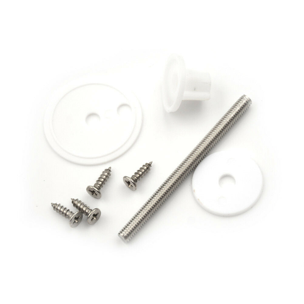 Repair Replacement Parts Toilet Seat Hinges Mountings Set Chrome FittingScr CDF