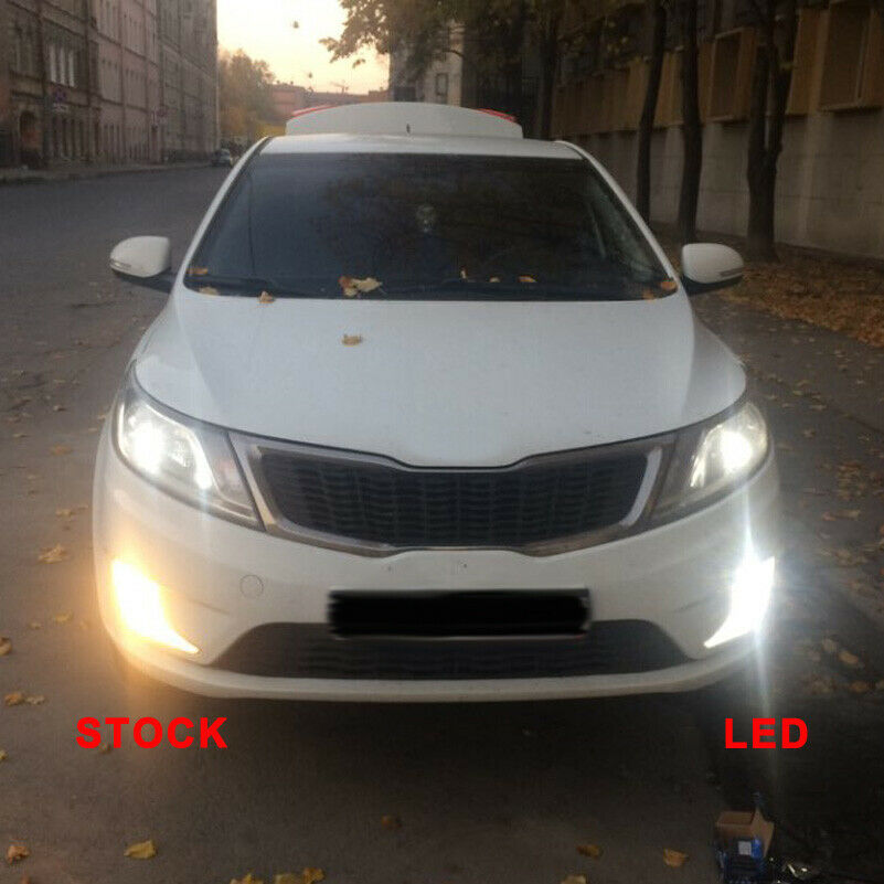 2pcs Xenon White 80W P13W Daytime Running Light DRL LED Bulbs For Audi A4 Q5
