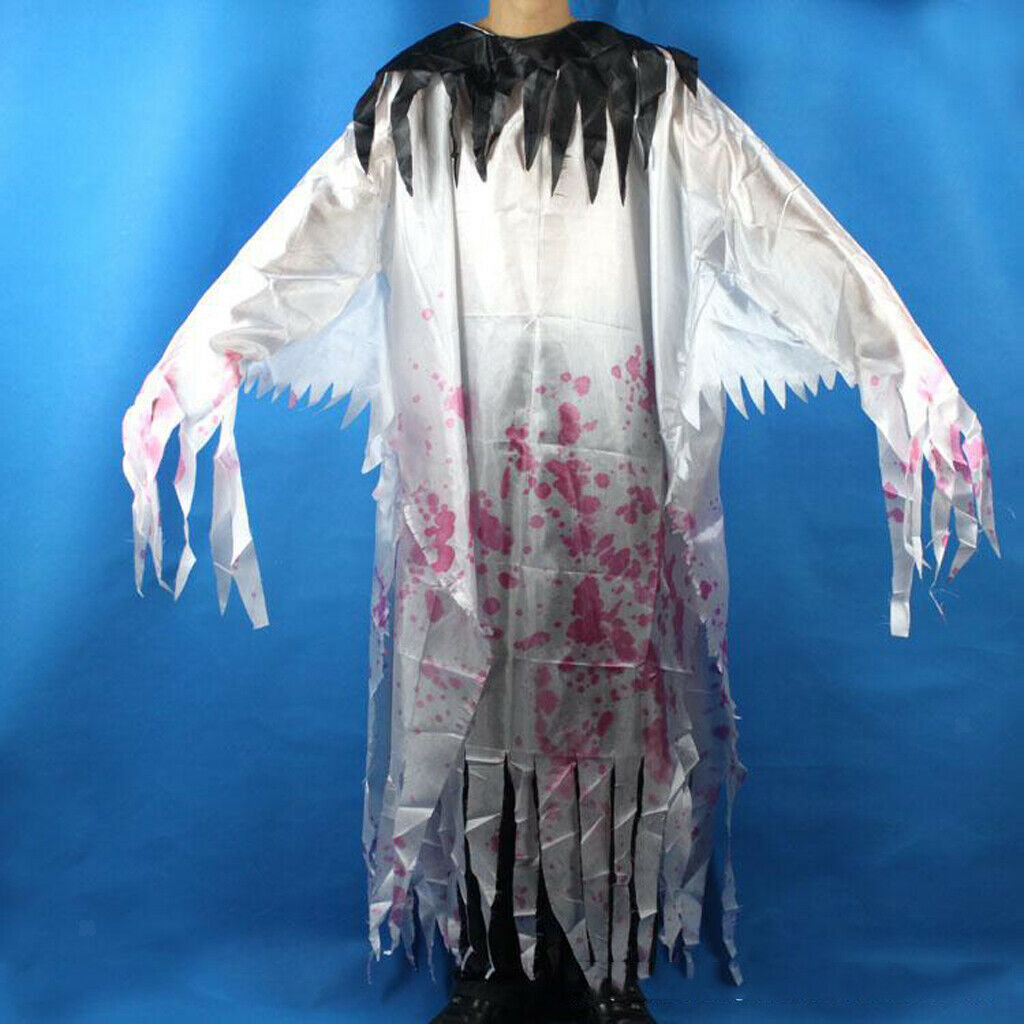 Scary Bloody Zombie Ghost Dead Costume Adults Halloween Fancy Dress Prop
