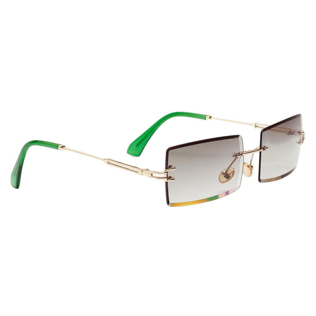 8 Piece Fashion Sunglasses Designer Tinted Lens Metal Frame Eyewear Anti-UV